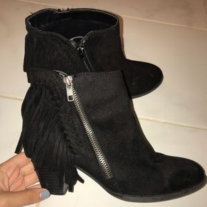 fringe booties!